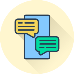 Mobile chat icon