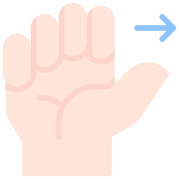 Right hand icon