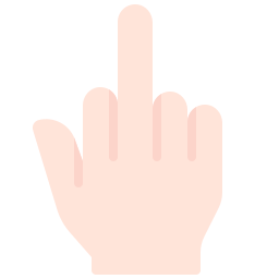 mittelfinger icon