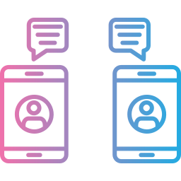 smartphone-chat icon