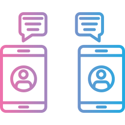 Smartphone chat icon