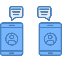 smartphone-chat icon