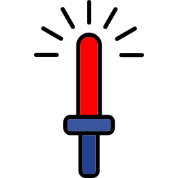 Light stick icon