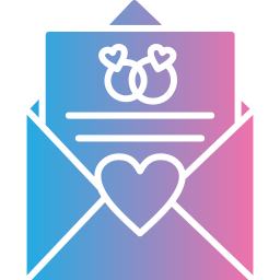 結婚式招待状 icon