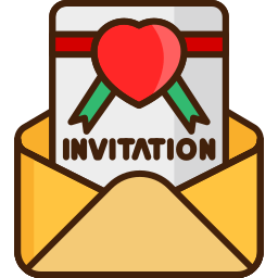 invitation de mariage Icône