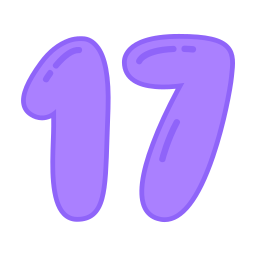 diecisiete icono