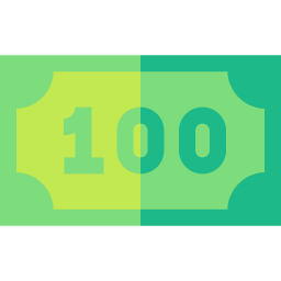 nota de 100 dólares Ícone
