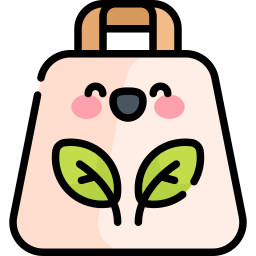 Eco bag icon