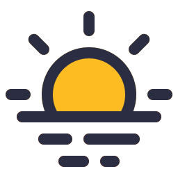 zonsondergang icoon