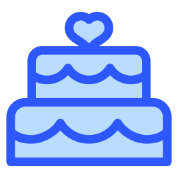 Wedding cake icon