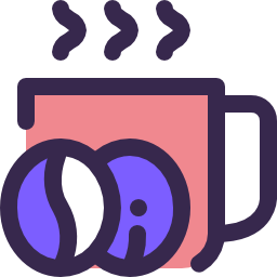 Hot coffee icon