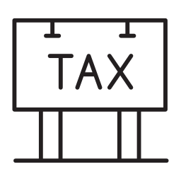 tassa sull'etichetta icona
