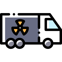 Trash truck icon