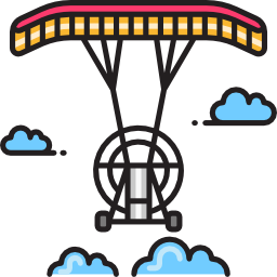 Powered parachute icon