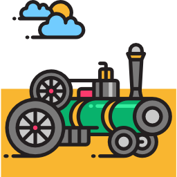 Traction engine icon