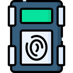 vingerafdrukscanner icoon