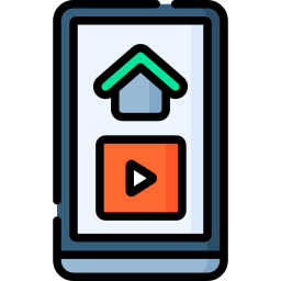 Smart home monitoring icon