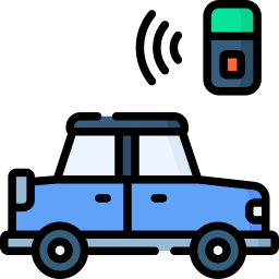 alarma de carro icono