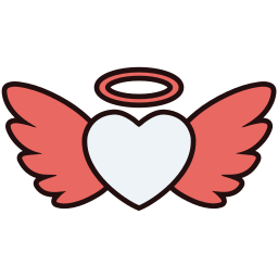 Love wings icon