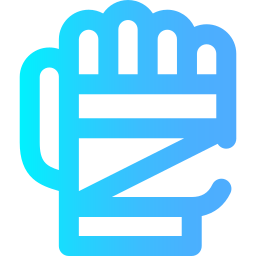 verbonden hand icoon