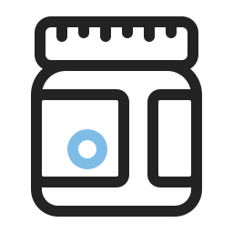 Medicine jar icon