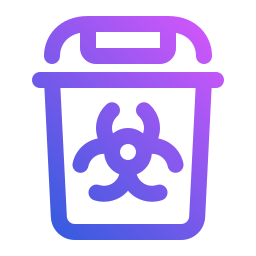 Medical waste icon