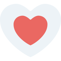 forma de corazón icono