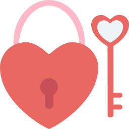 Love lock icon