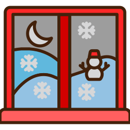 noche de invierno icono