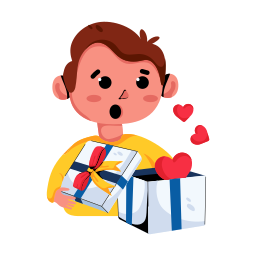 caja de regalo icono