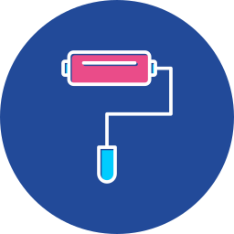 Рулон краски иконка