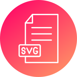 Svg file format icon