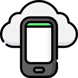 cloudgebaseerd bellen icoon