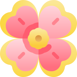 flor asiática Ícone
