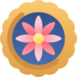 flor asiática icono
