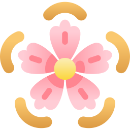 flor de cerezo icono