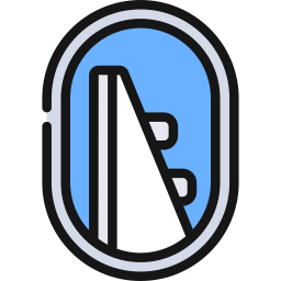 flugzeugfenster icon