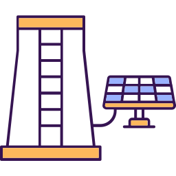 Solar cooker icon