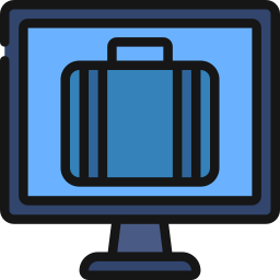 scansione dei bagagli icona