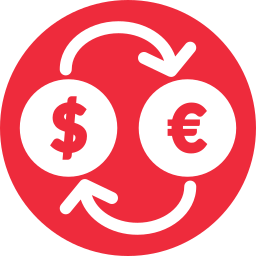ユーロから米ドルへ icon
