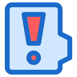 Warning file icon