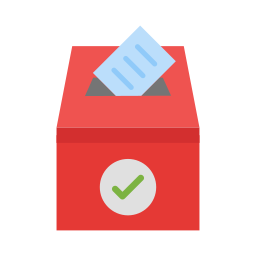 urna de votación icono