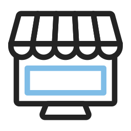 Online shop icon