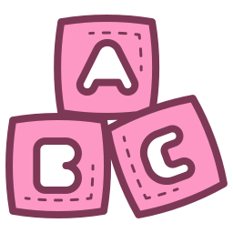 Abc cubes icon