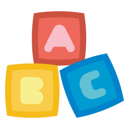 Кубики abc иконка