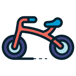 bicicleta de equilibrio icono