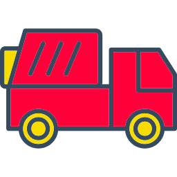 Garbage truck icon