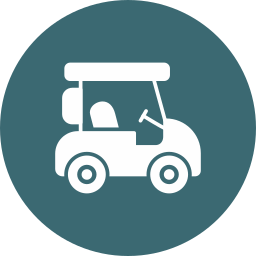 Golf cart icon