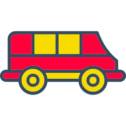 furgoneta camper icono