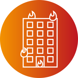 House fire icon